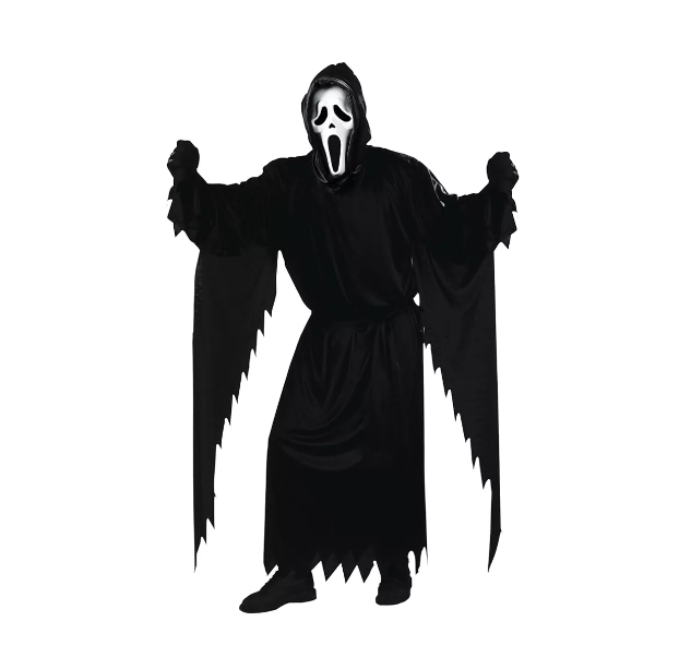 Disfraz Scream Fantasma De Terror Adulto De Halloween Cosplay