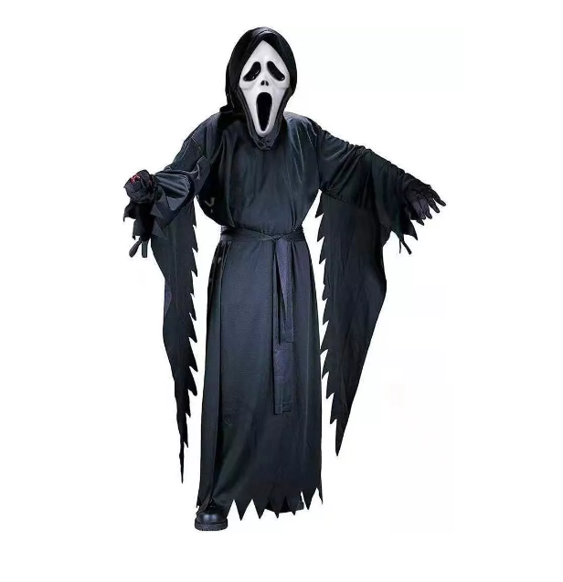 Disfraz Scream Fantasma De Terror Adulto De Halloween Cosplay