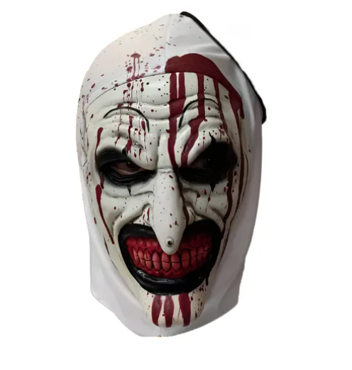 Disfraz Halloween  De Payaso Terrifer ADULTO/JUVENIL Con Máscara De Latex